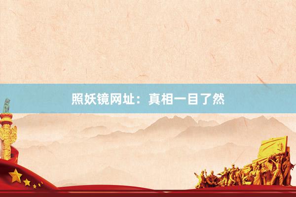照妖镜网址：真相一目了然